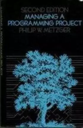 Couverture du produit · Managing a Programming Project