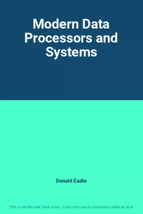 Couverture du produit · Modern Data Processors and Systems