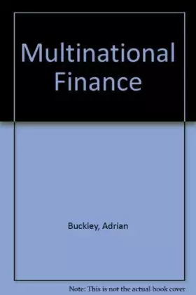 Couverture du produit · Multinational Finance