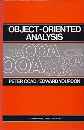 Couverture du produit · Object Oriented Analysis