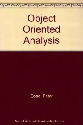 Couverture du produit · Object Oriented Analysis