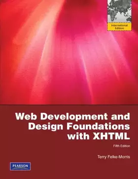 Couverture du produit · Web Development and Design Foundations with XHTML: International Version