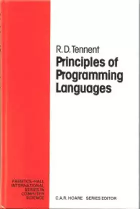 Couverture du produit · Principles of Programming Languages
