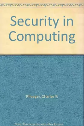Couverture du produit · Security in Computing