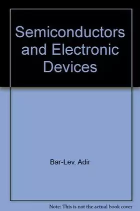 Couverture du produit · Semiconductors and electronic devices