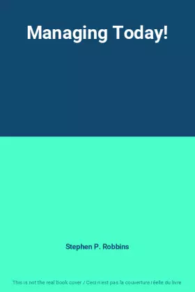Couverture du produit · Managing Today!