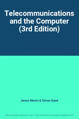 Couverture du produit · Telecommunications and the Computer (3rd Edition)