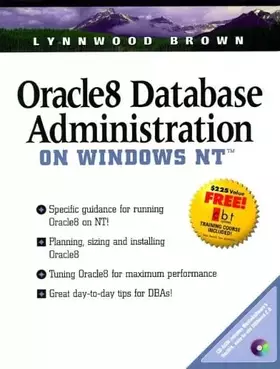 Couverture du produit · Oracle8 Database Administration on Windows Nt