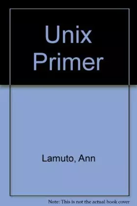 Couverture du produit · Unix Primer