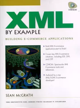 Couverture du produit · XML by Example: Building E-Commerce Applications