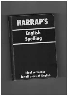 Couverture du produit · Harrap's English Spelling Dictionary (Mini Study Aids)