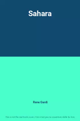 Couverture du produit · Sahara