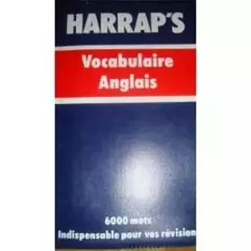 Couverture du produit · HARRAP/VOCABUL.ANGLAIS