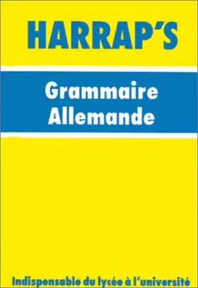 Couverture du produit · HARRAP/GRAMM.ALLEMANDE MINILIN