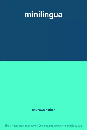 Couverture du produit · minilingua