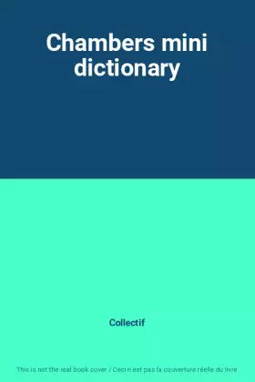 Couverture du produit · Chambers mini dictionary