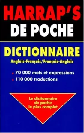 Couverture du produit · HARRAP DE POCHE ANG/FR FR/ANG