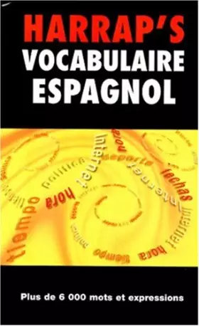 Couverture du produit · Harrap's vocabulaire espagnol
