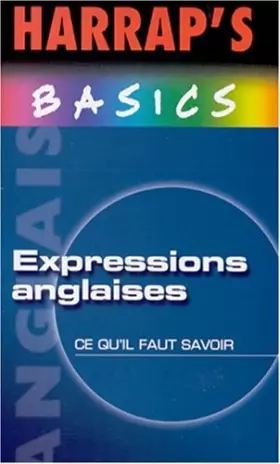Couverture du produit · Harrap's Basics Expressions anglaises