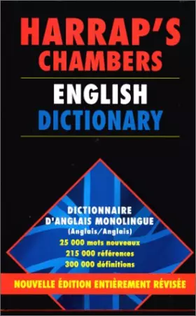 Couverture du produit · Harrap's Chambers. English Dictionary