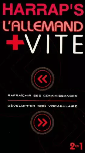 Couverture du produit · Harrap's : L'allemand + vite