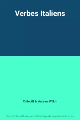 Couverture du produit · Verbes Italiens