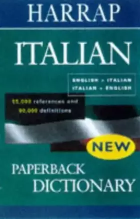 Couverture du produit · Harrap Italian Paperback Dictionary