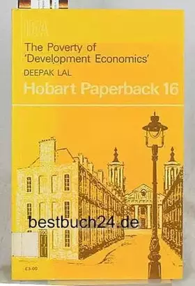 Couverture du produit · Poverty of Development Economics