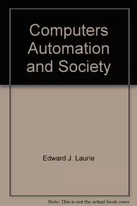 Couverture du produit · Computers Automation and Society