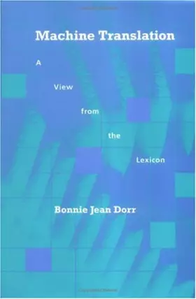 Couverture du produit · Machine Translation – A View from the Lexicon