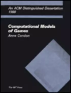 Couverture du produit · Computational Models of Games