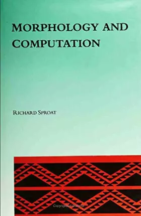 Couverture du produit · Morphology and Computation