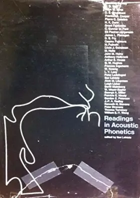 Couverture du produit · Readings in Acoustic Phonetics