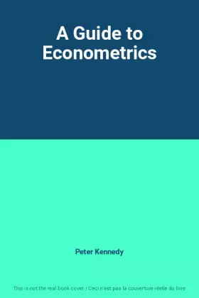 Couverture du produit · A Guide to Econometrics