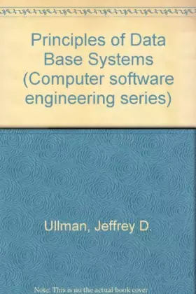 Couverture du produit · Principles of Data Base Systems