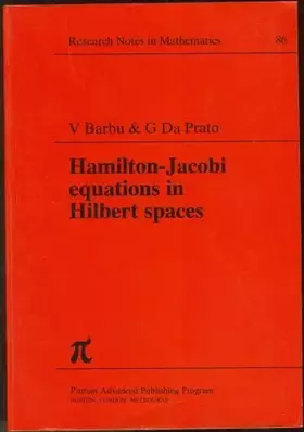 Couverture du produit · Hamilton-Jacobi Equations in Hilbert Spaces