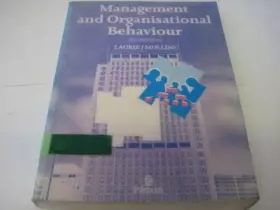Couverture du produit · Management and Organisational Behaviour