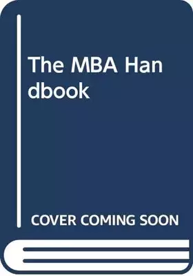 Couverture du produit · The MBA Handbook