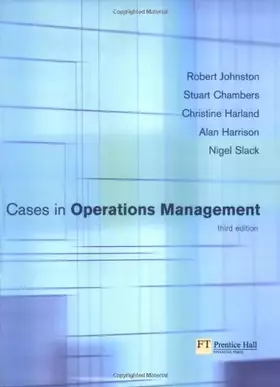Couverture du produit · Cases in Operations Management