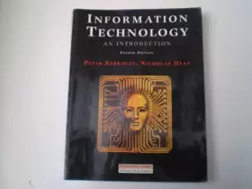 Couverture du produit · Information Technology, An Introduction