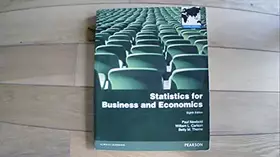 Couverture du produit · Statistics for Business and Economics