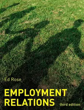 Couverture du produit · Employment Relations (3rd Edition)