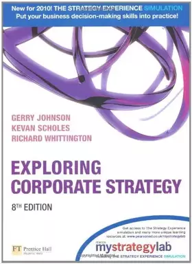 Couverture du produit · Exploring Corporate Strategy with MyStrategyLab