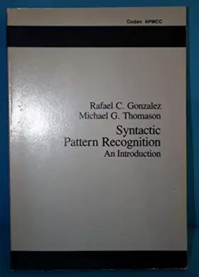 Couverture du produit · Syntactic Pattern Recognition: An Introduction