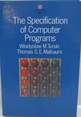 Couverture du produit · The Specification of Computer Programs
