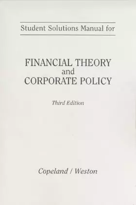 Couverture du produit · Student Solutions Manual