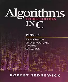 Couverture du produit · Algorithms in C, Parts 1-4: Fundamentals, Data Structures, Sorting, Searching