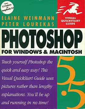 Couverture du produit · Photoshop 5.5 for Windows and Macintosh: Visual Quickstart Guide