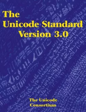 Couverture du produit · The Unicode Standard, Version 3.0