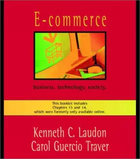 Couverture du produit · E-commerce: Business. Technology. Society.